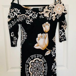 👗 WHBM Off the Shoulder Shift Dress